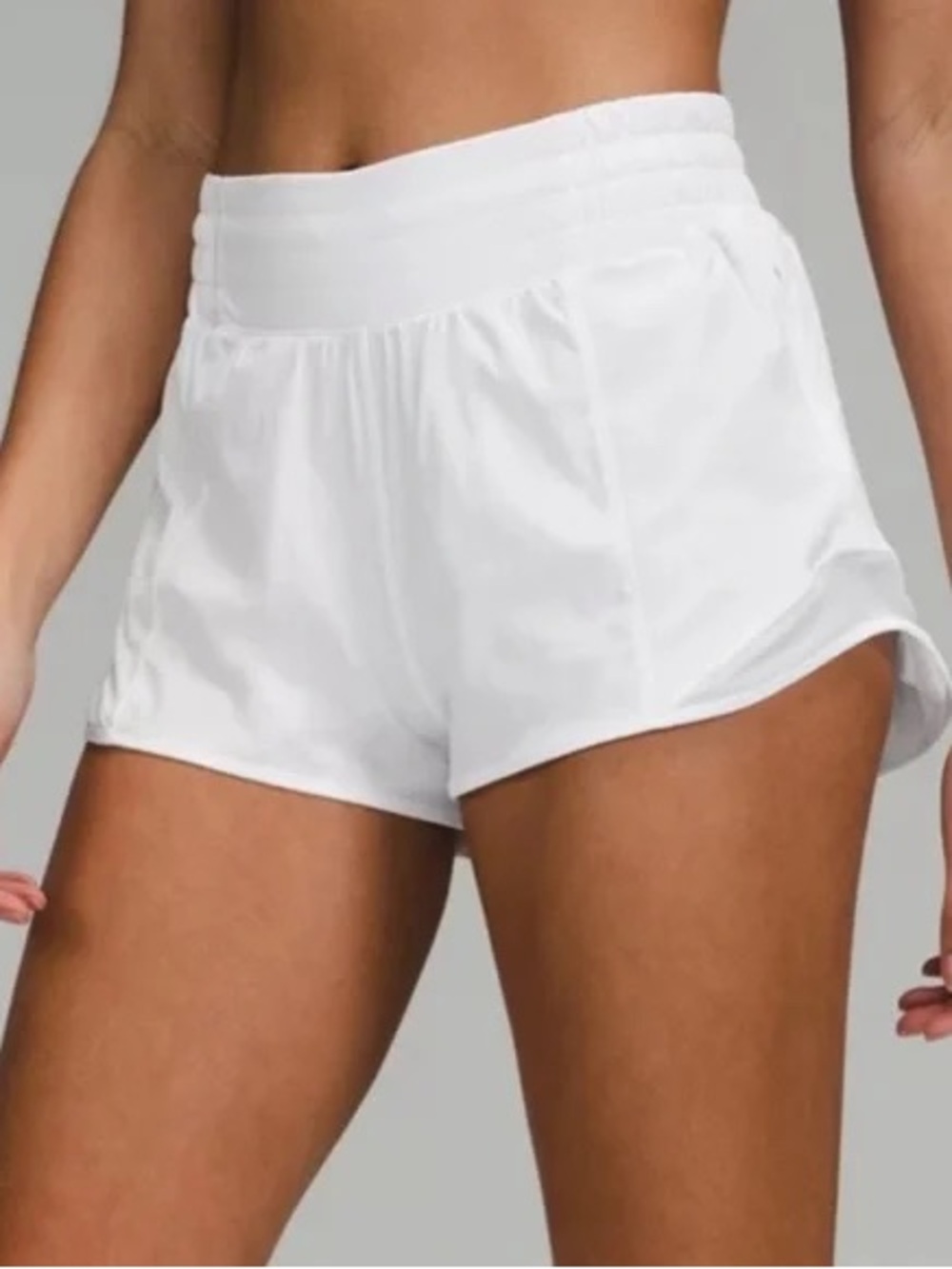 NWOT White Women's High-Waist Active Shorts